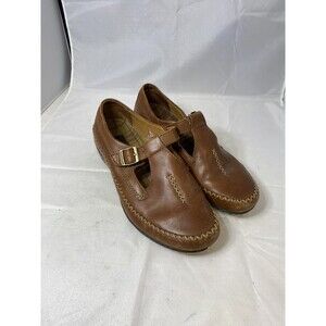 Brown Leather Eastland TessMaryjane Loafer Women's Sz 8.5 W Shoes 3864-04